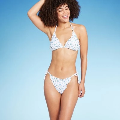 Women's Ruffle Side-Tie Adjustable Coverage Bikini Bottom - Wild Fable™ Purple 4 Women's Ruffle Side-Tie Adjustable Coverage Bikini Bottom - Wild Fable™ Purple - Image 2