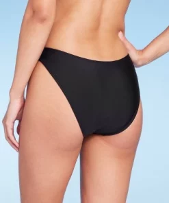 Women's Low-Rise High Leg Cheeky Bikini Bottom - Wild Fable™ Red