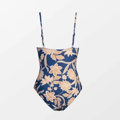 Women's Floral V Neck One Piece Swimsuit - Cupshe 4 Women's Floral V Neck One Piece Swimsuit - Cupshe - Image 2