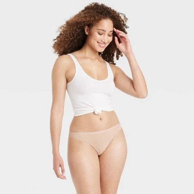 Women's 6pk Print Thong - Auden™ Pink/Black/Brown 2 Women's 6pk Print Thong - Auden™ Pink/Black/Brown