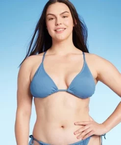 Women's Triangle Ribbed Bikini Top - Shade & Shore™ Pink -Default Template 7 GUEST a7aae734 146e 4450 a237 79898cac159f