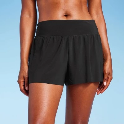 Women's UPF 50 Sport Swim Shorts - Aqua Green® Navy Blue 5 Women's UPF 50 Sport Swim Shorts - Aqua Green® Navy Blue - Image 3