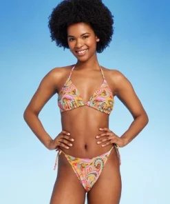 Women's Paisley Print Cheeky High Leg Bikini Bottom - Wild Fable™ Multi -Default Template 7 GUEST aa899ee4 c5af 406f 8503 3f5f2b0237b4