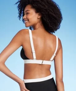 Women's Wide Band Triangle Bikini Top - Shade & Shore™ Gold