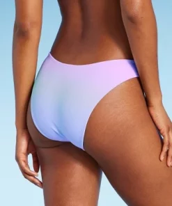Women's Scoop Front Extra Cheeky Extra High Leg Bikini Bottom - Wild Fable™ Blue/green Ombre