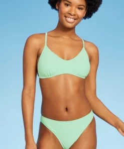 Women's Scoop Neck Crisscross Bralette Bikini Top - Wild Fable™ Light Green -Default Template 7 GUEST ae2fa305 07a1 4b44 8501 2f79f0ae7274