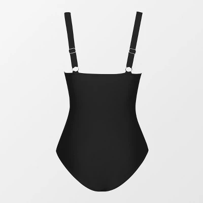 Women's Wide Straps Vintage Square Neck One Piece Swimsuit -Cupshe 4 Women's Wide Straps Vintage Square Neck One Piece Swimsuit -Cupshe - Image 2
