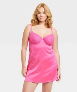 Women's Satin Lingerie Slip Dress with Keyhole Back - Auden™ Pink 16 Women's Satin Lingerie Slip Dress with Keyhole Back - Auden™ Pink -Default Template 7 GUEST b1493394 fe28 44e5 9569 79a0d5e79d08