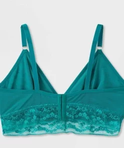 Women's Keyhole Longline Bralette - Auden™ Blue -Default Template 7 GUEST b50c40c3 832b 423d 9790 d277511c2c12