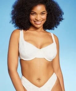 Women's Pointelle Underwire Bikini Top - Wild Fable™ Cream -Default Template 7 GUEST b55a8d1d 1da1 4830 be47 2f833cb58931