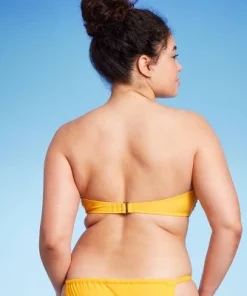 Women's Knot-Front Bandeau Bikini Top - Wild Fable™ Yellow 17 Women's Knot-Front Bandeau Bikini Top - Wild Fable™ Yellow -Default Template 7 GUEST b6c2a017 a0e6 4ade 9616 180d51cff5b1