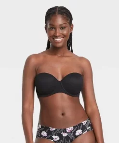 Women's Lightly Lined Strapless Bra - Auden™ Black -Default Template 7 GUEST b8acaa6d 1797 412a 8657 c350396511fb