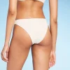 Women's High Leg Bikini Bottom - Shade & Shore™ Off-white