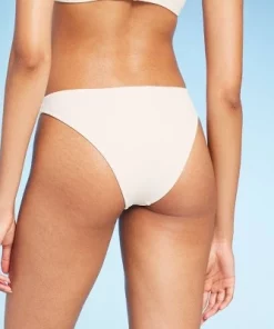 Women's High Leg Bikini Bottom - Shade & Shore™ Off-white