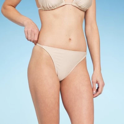 Shade & Shore Women's Low-Rise Ultra Cheeky Bikini Bottom - Shade & Shore™ Tan Shine 5 Shade & Shore Women's Low-Rise Ultra Cheeky Bikini Bottom - Shade & Shore™ Tan Shine - Image 3