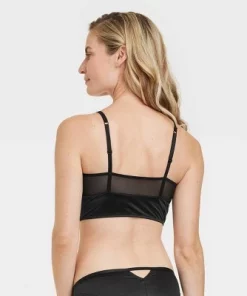 Women's Satin Keyhole Bralette - Auden™ Red