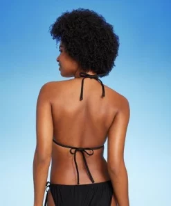 Women's Diamante Embellished Triangle Bikini Top - Wild Fable⢠White