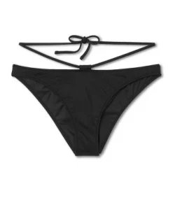 Women's Strappy High Leg Extra Cheeky Bikini Bottom - Shade & Shore™ Black -Default Template 7 GUEST c31b6d06 0f81 4210 b56d a7da2fb84365