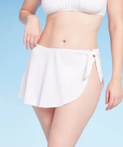 Women's Faux Sarong Skirtini Bikini Bottom - Shade & Shore™ White -Default Template 7 GUEST c35db362 cc13 4ec1 9a66 eb3bdc9b217b