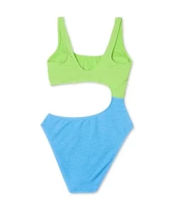 Women's Cut Out One Piece Swimsuit - Wild Fable™ Bright Green/bright Blue -Default Template 7 GUEST c5777ef5 86d9 4ebb ba2a 014cca8ee38c