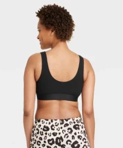 Women's Cotton Stretch Scoop Bralette - Auden™ Red