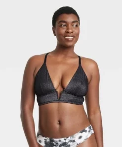 Women's Shimmer Bralette - Auden™ Black -Default Template 7 GUEST c8f7c9f7 a8f9 4b55 9138 8b65cb49b380