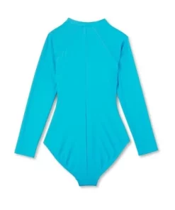 Women's Long Sleeve Rash Guard High Coverage One Piece Swimsuit - Kona Sol™ Blue -Default Template 7 GUEST cc339124 152d 40fd 93e2 773ac7f6b977