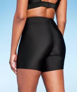 Women's High Waist Swim Bike Shorts - Kona Sol™ Black -Default Template 7 GUEST cc3b5e70 1a6c 43a4 8a94 34485171ddf5