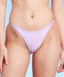 Women's Side Tab High Leg Cheeky Bikini Bottom - Wild Fable™ Shiny Light Purple -Default Template 7 GUEST ce65d285 d1ae 4fe5 b711 a3b9b598342f 3