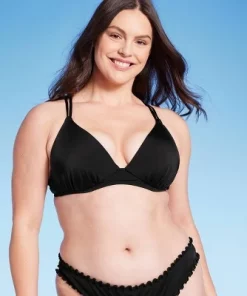 Women's Triangle Push-Up Tunneled Strap Bikini Top - Shade & Shore™ White -Default Template 7 GUEST ce87fdf3 a1cf 4cc6 af17 c537a543699b