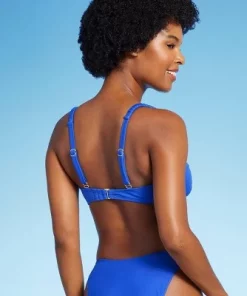 Women's Scrunchie Strap Underwire Bikini Top - Wild Fable™ Pink