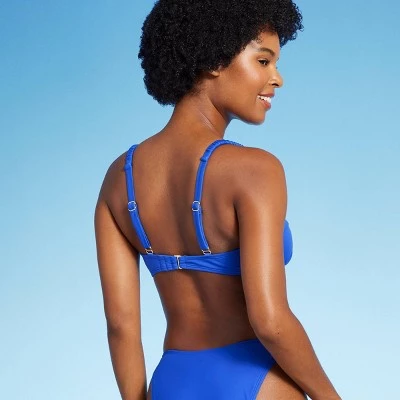 Women's Scrunchie Strap Underwire Bikini Top - Wild Fable™ Pink 3 Women's Scrunchie Strap Underwire Bikini Top - Wild Fable™ Pink