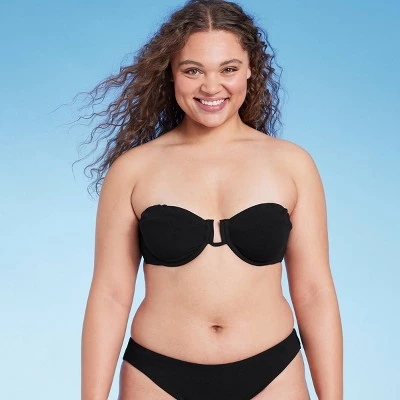 Women's Balconette Underwire Crepe Bikini Top - Shade & Shore™ Purple 5 Women's Balconette Underwire Crepe Bikini Top - Shade & Shore™ Purple - Image 3