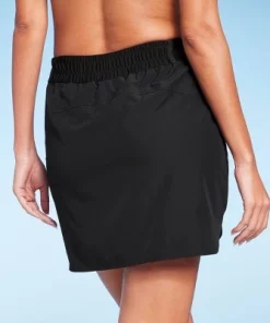 Women's Quick Dry Board Skort with Pockets - Kona Sol™ Black