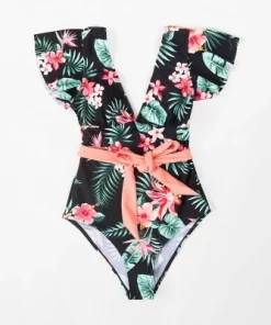 Women's V Neck Ruffle One Piece Swimsuit Tropical Floral Bathing Suit - Cupshe 12 Women's V Neck Ruffle One Piece Swimsuit Tropical Floral Bathing Suit - Cupshe -Default Template 7 GUEST d7280075 80ab 48eb bc37 7913020612e3