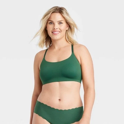 Women's Signature Smooth Scoop Bralette - Auden™ Green 4 Women's Signature Smooth Scoop Bralette - Auden™ Green - Image 3