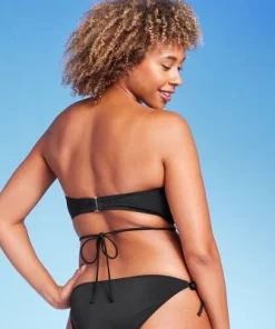 Women's Strappy Bandeau Bikini Top - Shade & Shore™ Orange