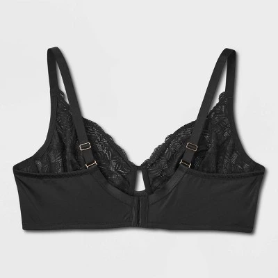 Women's Lace Unlined Bra - Auden™ Black 6 Women's Lace Unlined Bra - Auden™ Black - Image 4