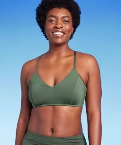 Women's Crossback Seamed Bralette Bikini Top - Kona Sol™ Green 24 Women's Crossback Seamed Bralette Bikini Top - Kona Sol™ Green -Default Template 7 GUEST df4995ff 1b05 439e b316 2b52cb491b95 4