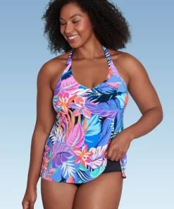 Women's UPF 50 V-Neck Tankini Top - Aqua Green® Multi Tropical Print 18 Women's UPF 50 V-Neck Tankini Top - Aqua Green® Multi Tropical Print -Default Template 7 GUEST e2365a0d 46a1 4838 8e03 4625ba33f3bd