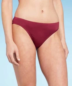Women's Medium Coverage Hipster Bikini Bottom - Shade & Shore™ Burgundy -Default Template 7 GUEST e3a71b98 b574 4d11 899f 1cea108abad6