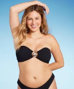 Women's Pucker Textured Center Front Shell Detail Bandeau Bikini Top - Wild Fable™ Mint Green -Default Template 7 GUEST ea528eff aa69 47e0 b0c3 3b7c170bd43d