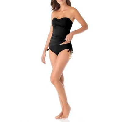 Anne Cole - Women's Twist Front Bandeaukini Swim Top 6 Anne Cole - Women's Twist Front Bandeaukini Swim Top - Image 4