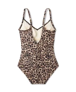 Women's UPF 50 Shirred V-Neck One Piece Swimsuit - Aqua Green® Multi Floral Print -Default Template 7 GUEST eb231007 3ae7 409b b009 6221a046ce2c