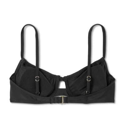 Women's Shirred Underwire Bikini Top - Wild Fable™ White 8 Women's Shirred Underwire Bikini Top - Wild Fable™ White - Image 6