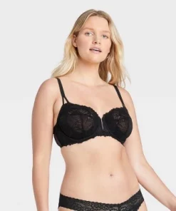 Women's Unlined Balconette Bra - Auden™ Black -Default Template 7 GUEST ed410ab3 5d18 4048 bb88 572dfc7ef321