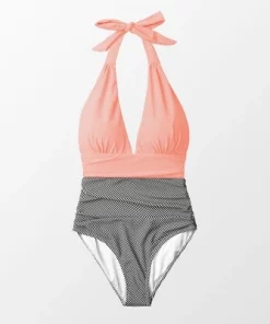 Women's Plunge Neck Halter One Piece Swimsuit - Cupshe 7 Women's Plunge Neck Halter One Piece Swimsuit - Cupshe -Default Template 7 GUEST ef9b6370 eb89 401d 82b8 4267c2dfb8b1