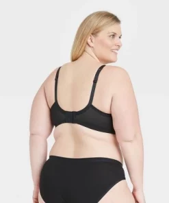 Women's Lace Plunge Push-Up Bra - Auden™ Brown