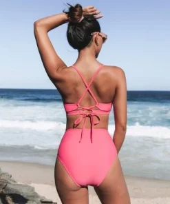 Women's Solid Shirred High Waist Bikini Bottom - Cupshe -Default Template 7 GUEST f307b38b c9fb 409d b853 590336bd8c78