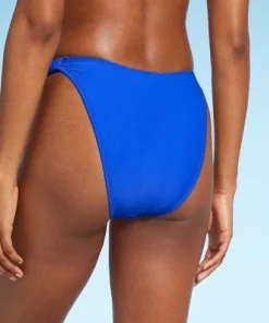 Women's Low-Rise Extra Cheeky Ultra High Leg Bikini Bottom - Wild Fable™ Pink